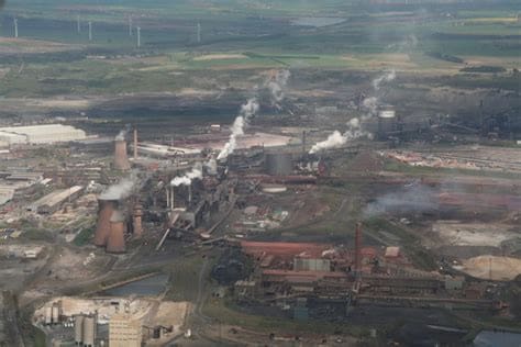 Scunthorpe steel works: aerial © Chris :: Geograph Britain and Ireland